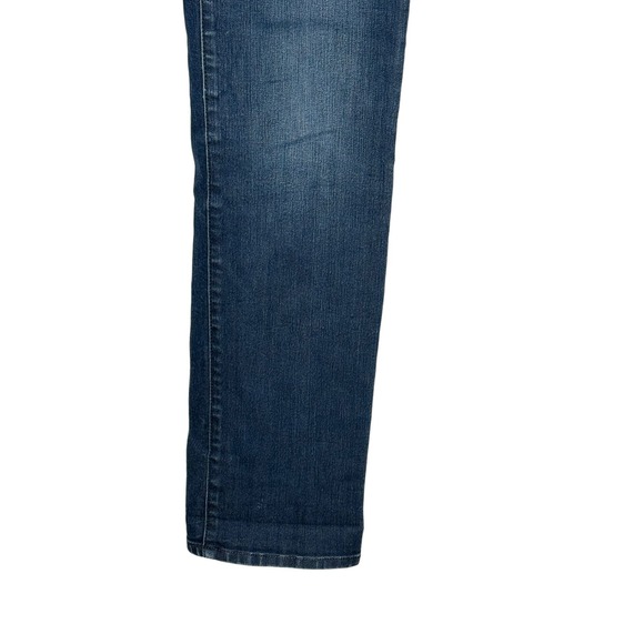 Ann Taylor LOFT Women Jeans Curvy Fit Straight Low-Rise Stretch Denim Blue 27 - Picture 2 of 8